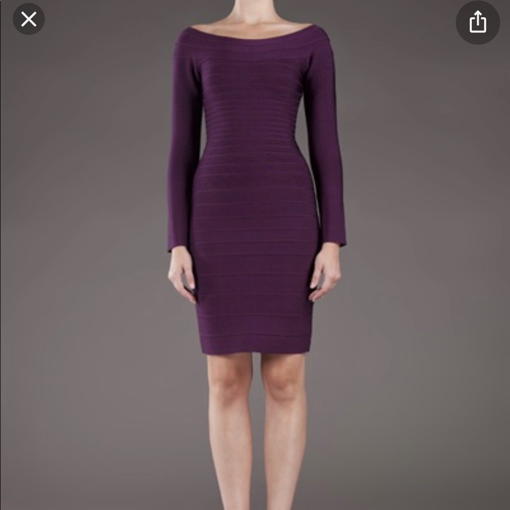Herve Leger Candice Dress Size Small
